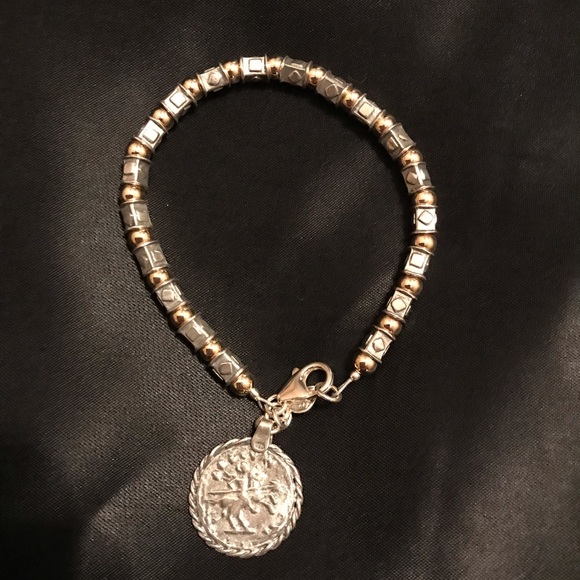 Silpada Gold &Silver Coin Bracelet - Picture 2 of 3